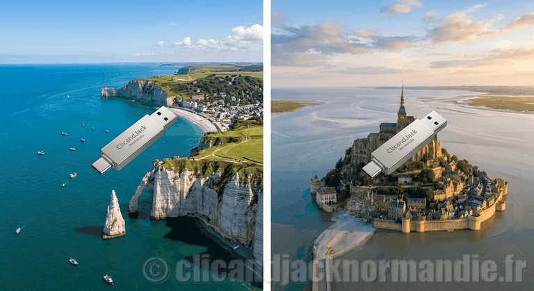 Clef 2-en-1 de 128 Gigas